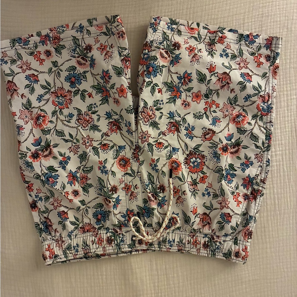 Floral Print Men's Swim Board Shorts